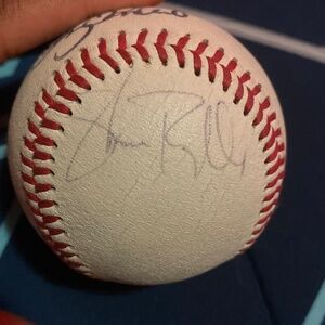 Signed baseball